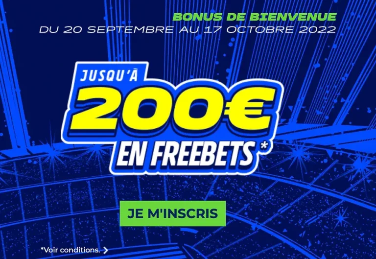bonus parions sport 200€